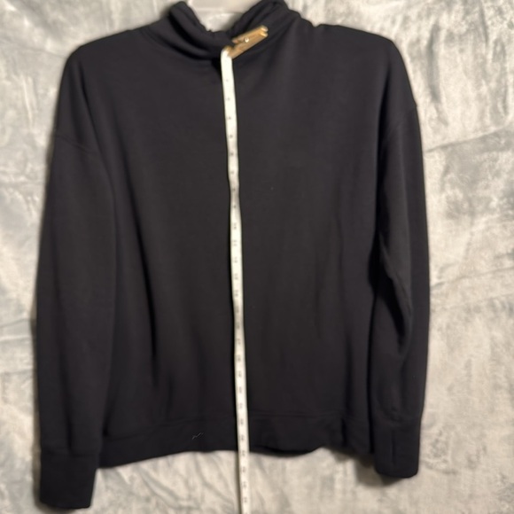 Aerie oversized cowl neck sweatshirt pullover womens size medium drawstring soft - Picture 4 of 7